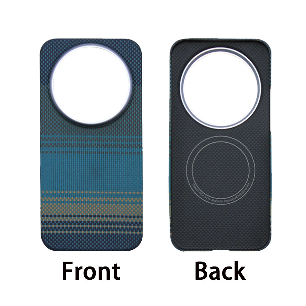 Aramid Carbon Fiber Case for Xiaomi 17 Ultra Cases Ultra-thin Shock-proof Aramid Fiber Cover Protective Shell Phone Accessories