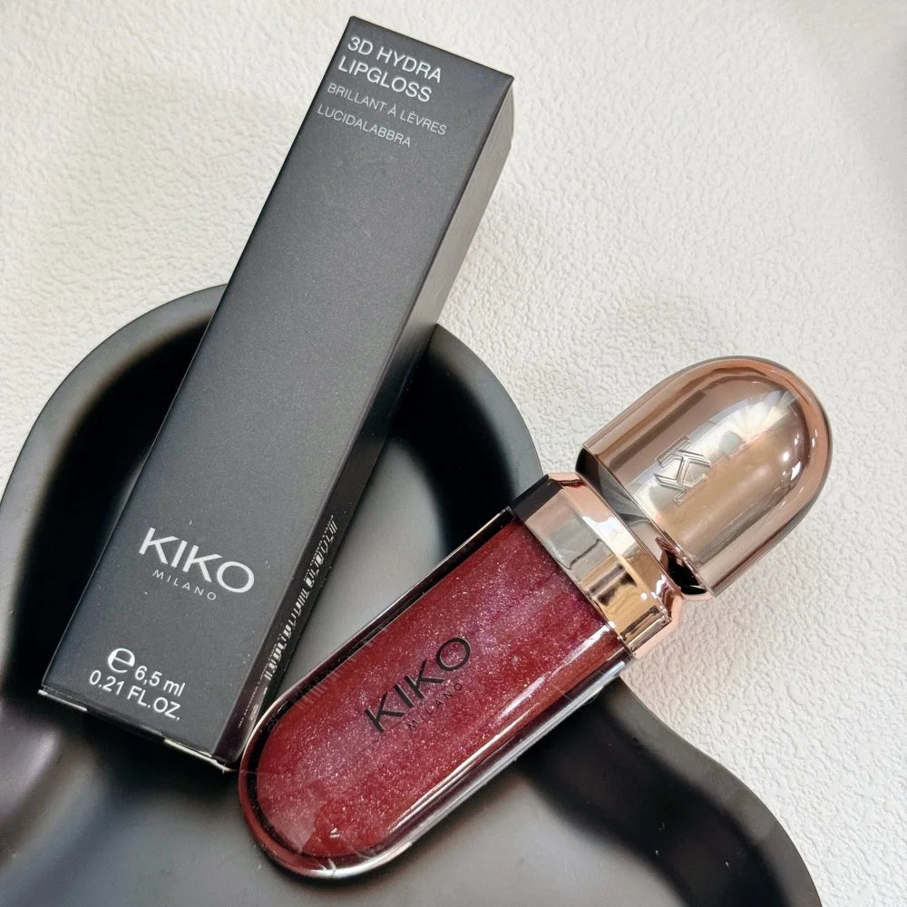 KIKO Milano Long Lasting Oil Control Weightless Wet Dry Powder 3D Hydra Glossy Shine Lip Gloss KIKO Eyeshadow Beauty Makeup Gift