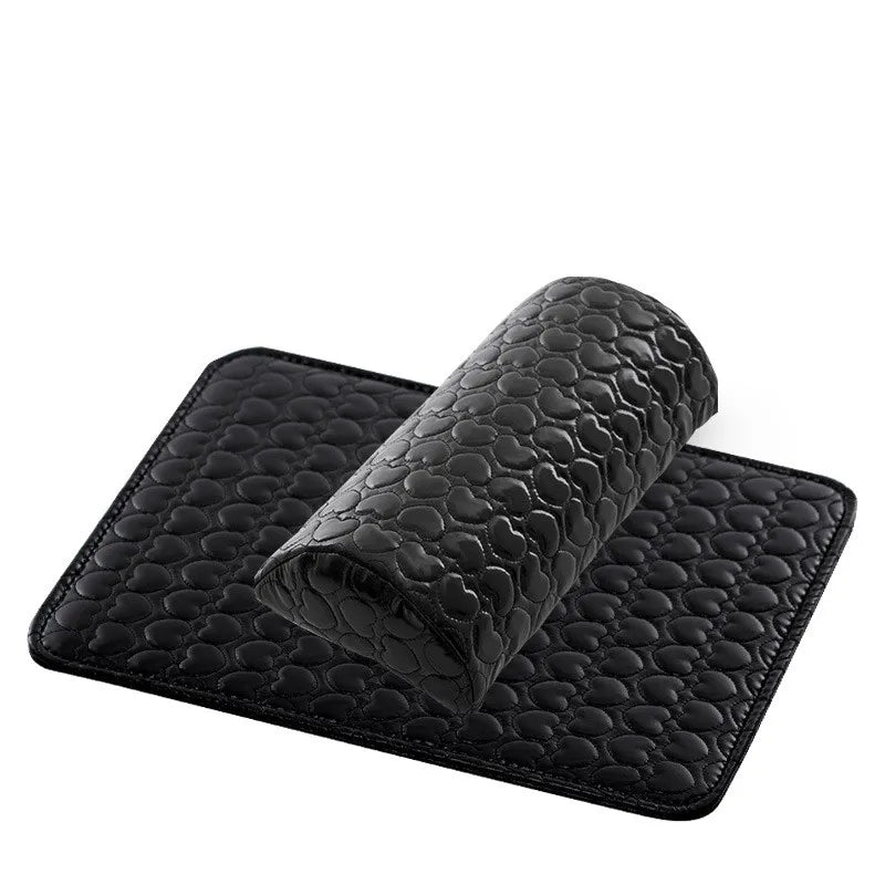 2Pcs Semicircle Hand Rests Cushion Pillow Pad Set Nail Art Design Manicure Beauty Tool Manicure Art Mat Salon Equipment Supplies