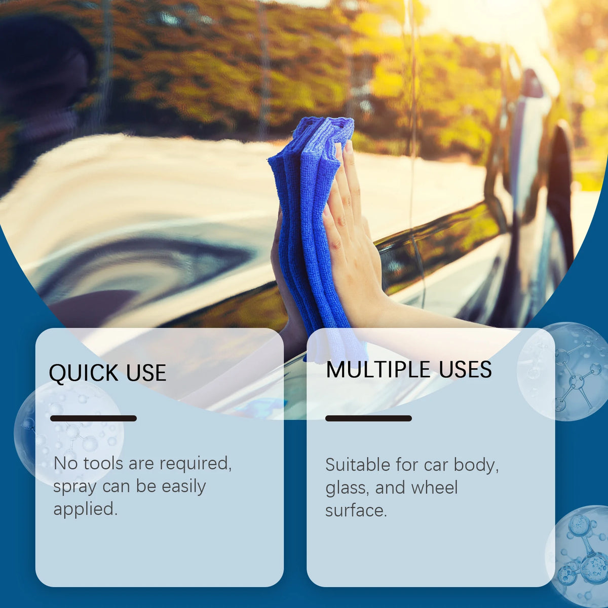 Car Ceramic Nano Coating Liquid Spray Enhance Hydrophobic Anti-Scratches Car Beauty Paint Care Protector Car Polish Nano Coating
