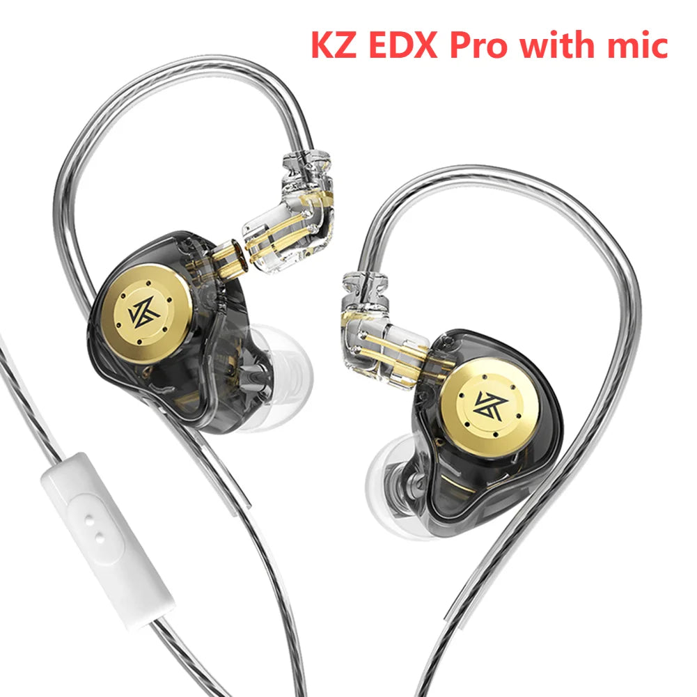 KZ-ZS10&ZS10 PRO X/KZ EDX pro Inear Sports Wired Headphones Dynamic Balanced Armature HiFi Headset Earbuds 3.5mm Jack Hands Free