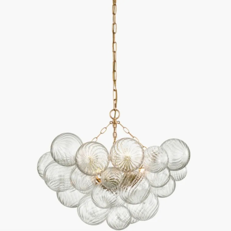 American Style Glass Bubble Ball Pendant Lights Vintage Living Rooms Cantilevered Dining  Dressing Room Master Bedroom Lighting