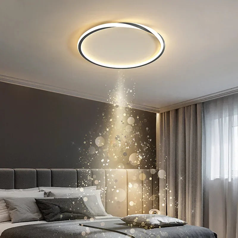 Modern LED Ceiling Lamp for Bedroom Living Dining Room Study Children's Room Chandelier Home Decoration Lighting Fixture Luster