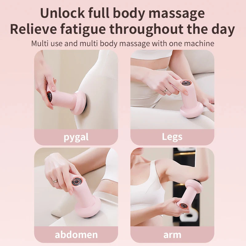 2026 Electric Body Massager Neck Back Shoulder Body Sculpting Machine Cordless Handheld Cellulite Massage Device Beauty Tool