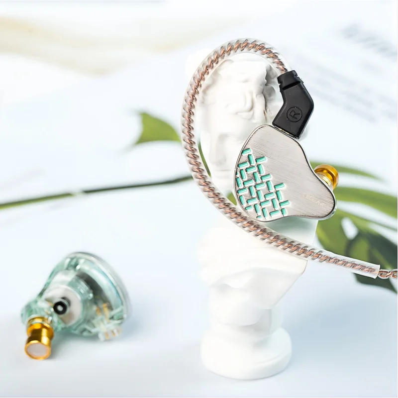 KBEAR Rosefinch IEM Earbuds Anti-burst Sound Design HiFi Earphones Monitoring Headphone Optional 1.2m/2m Extension Cable Headset