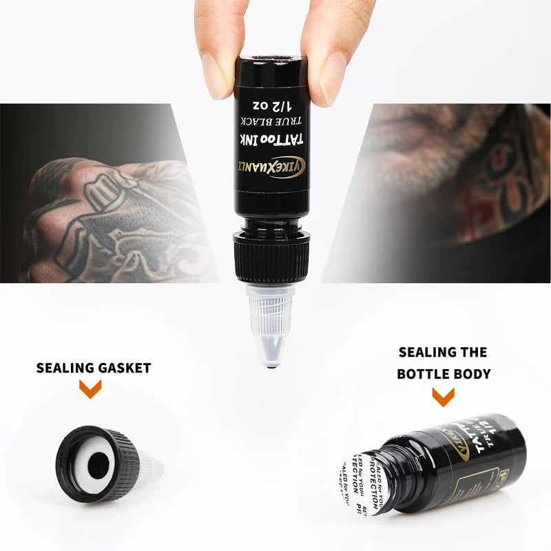 15ml 14 color tattoo ink pigment with box body art tattoo kit professional beauty paint tattoo texture supply semi permanent