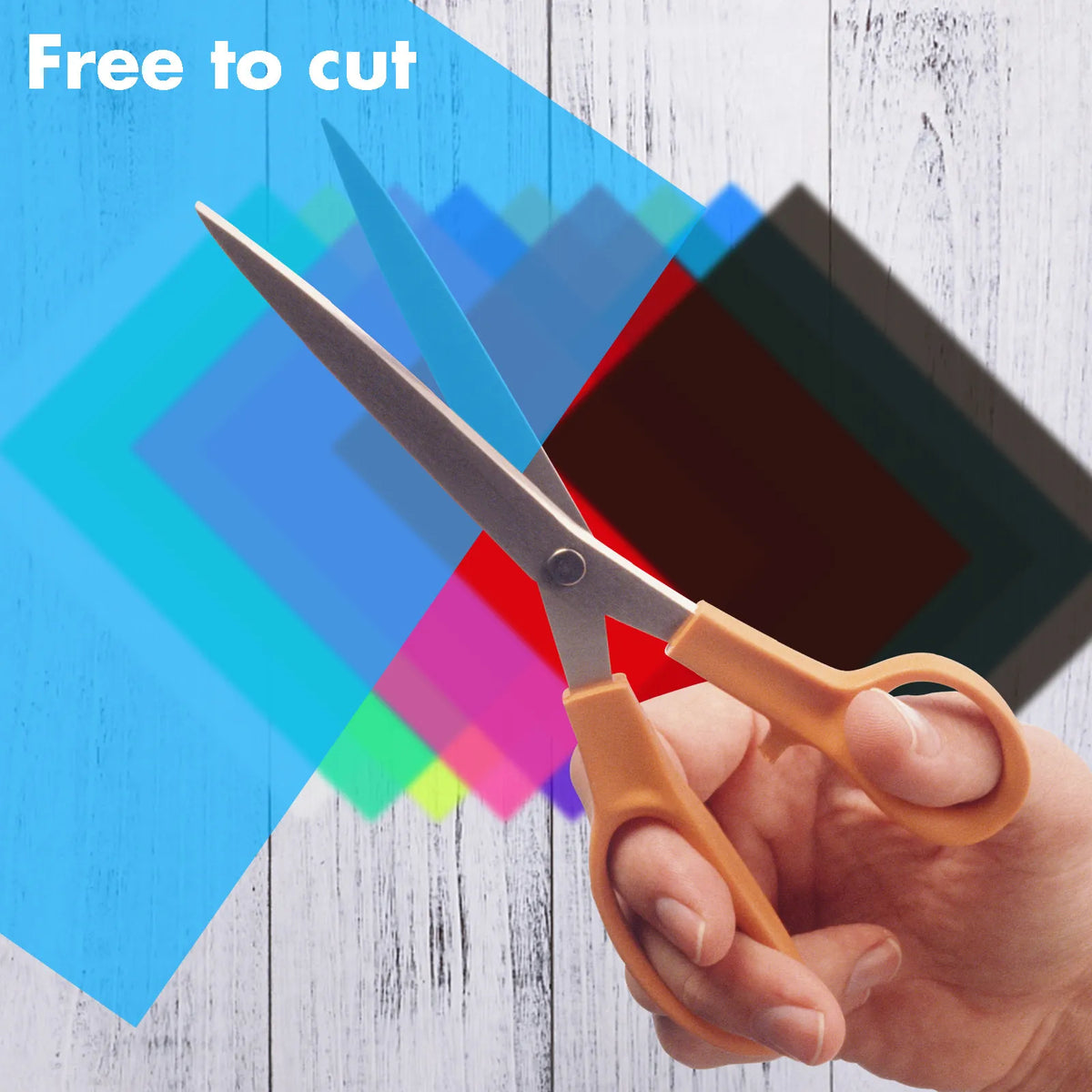 20Pcs Color Filter Film Pet Colored Sheets Transparent Light Gels for Photography Stage Party Lighting Diffuser Color Correction
