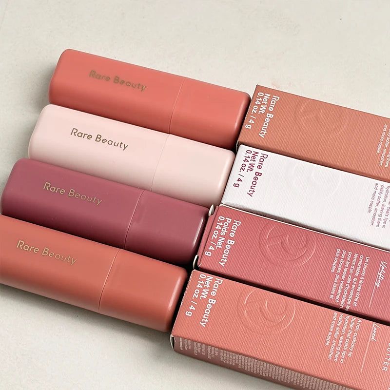 Rare Beauty New Butter Contains 4g of hyaluronic acid Lipstick Gentle Caramel Color Moisturizing Volumizing Loved/friendly Blush