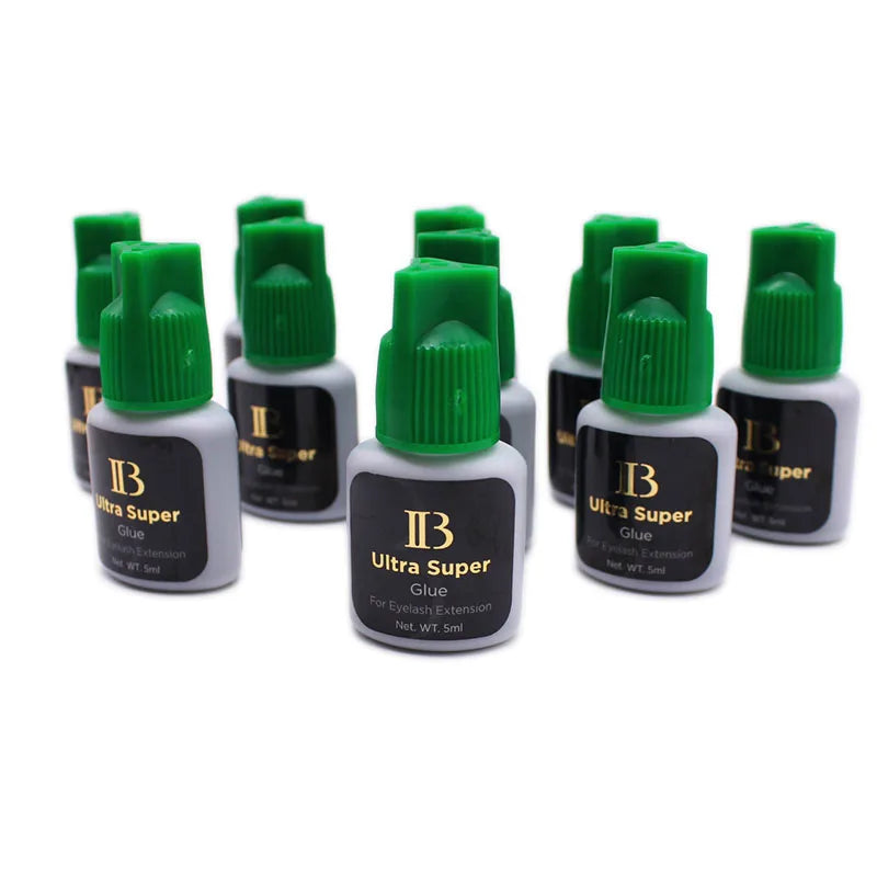 I-Beauty IB Ultra Super Glue for Eyelash Extensions 5ml IB Glue Green Cap False Lash Adhesive Makeup Tools Wholesale Shop