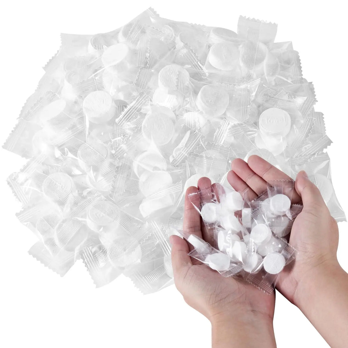 Compressed Towels Portable Disposable Mini Compressed Tissue Paper Tablets for Travel, Camping, Hiking, Sport, Beauty Salon
