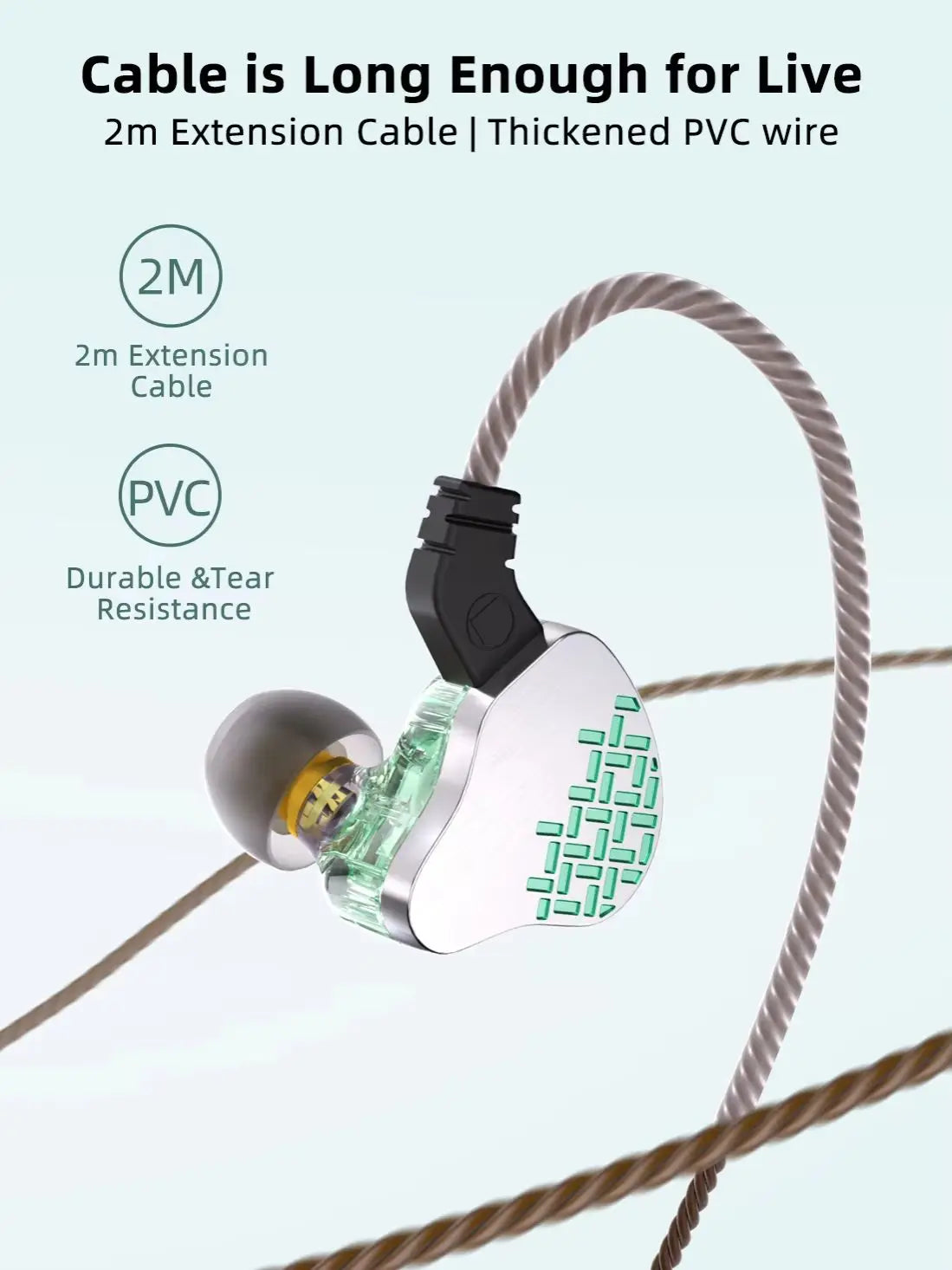 KBEAR Rosefinch HiFi In-ear Headphone OFC Detachable Audio Cable Wired Earphone Monitor Dynamic Music Headset Lark Earbuds IEMs
