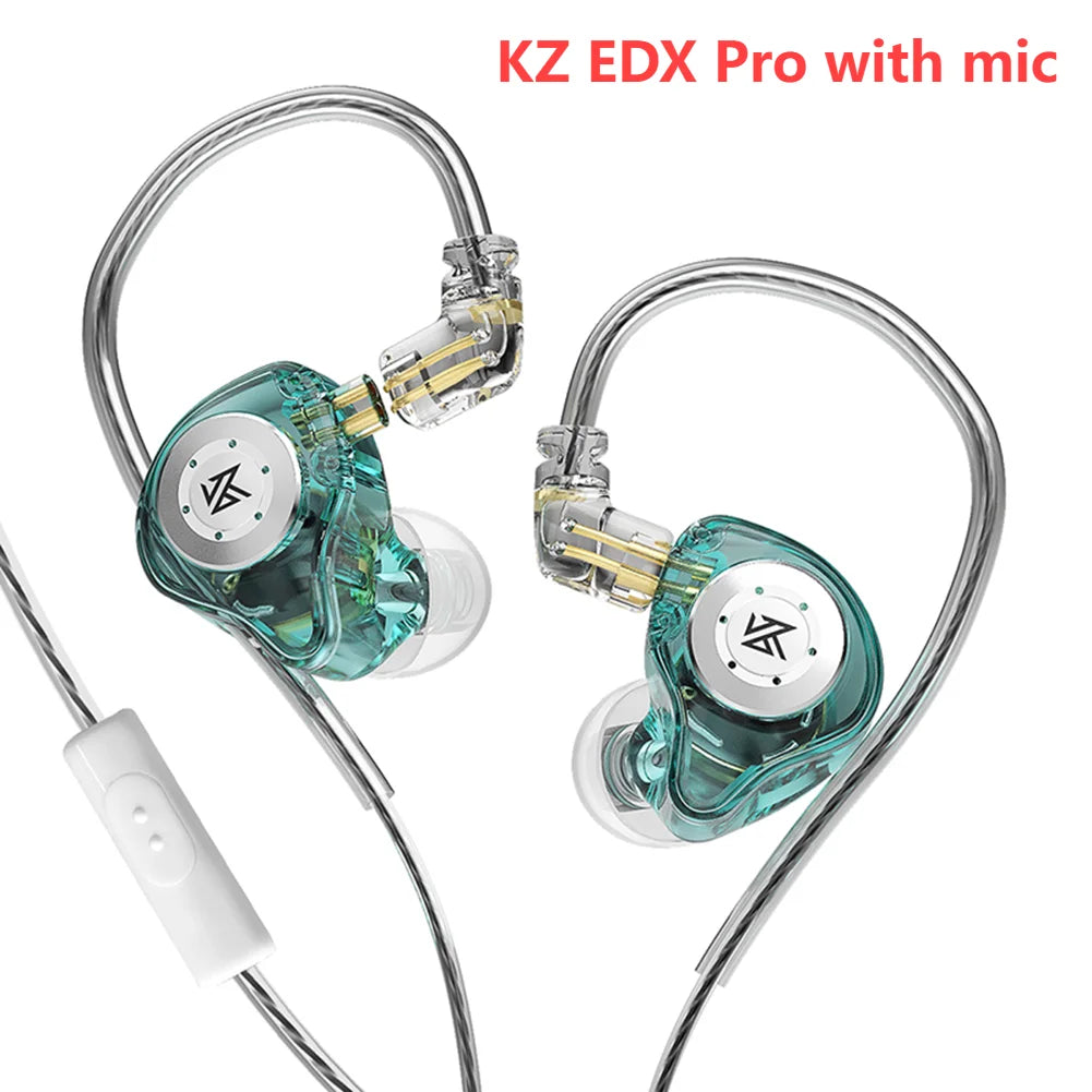 KZ-ZS10&ZS10 PRO X/KZ EDX pro Inear Sports Wired Headphones Dynamic Balanced Armature HiFi Headset Earbuds 3.5mm Jack Hands Free