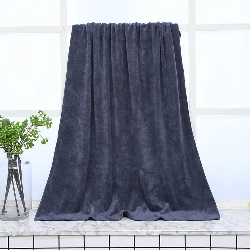 super large Microfiber bath towel,soft, high absorption and quick-drying, sports, Beauty salons and hotels multi-functional use.
