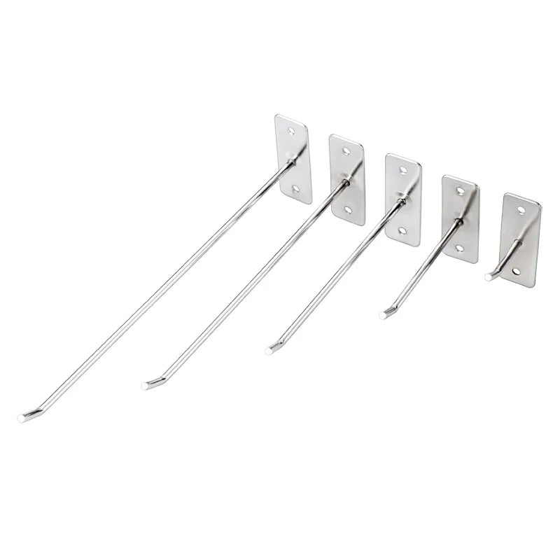 Wall Hook Nail Wall Display Lewelry Hook Mobile Phone Accessories Single Line Hook Steel Hardware Tool Hammer Pliers Wall Mount