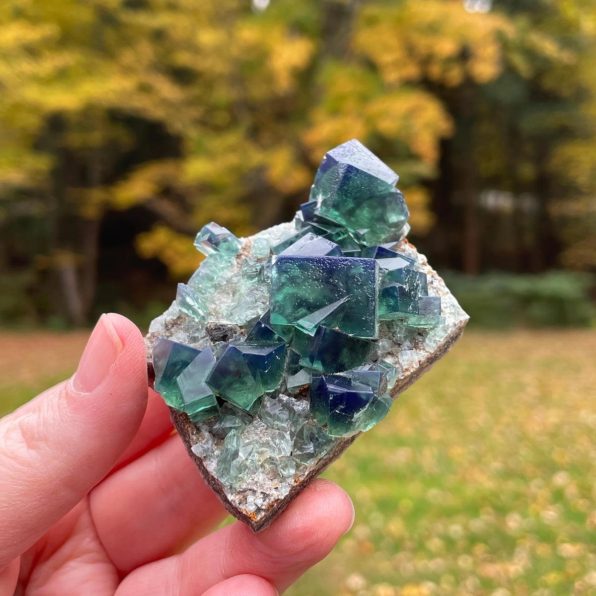 Reliable Cluster of Green Fluorite Mineral Specimens，a Primitive Green Fluorite Specimen Cube,perfect for Home Décor Aesthetics