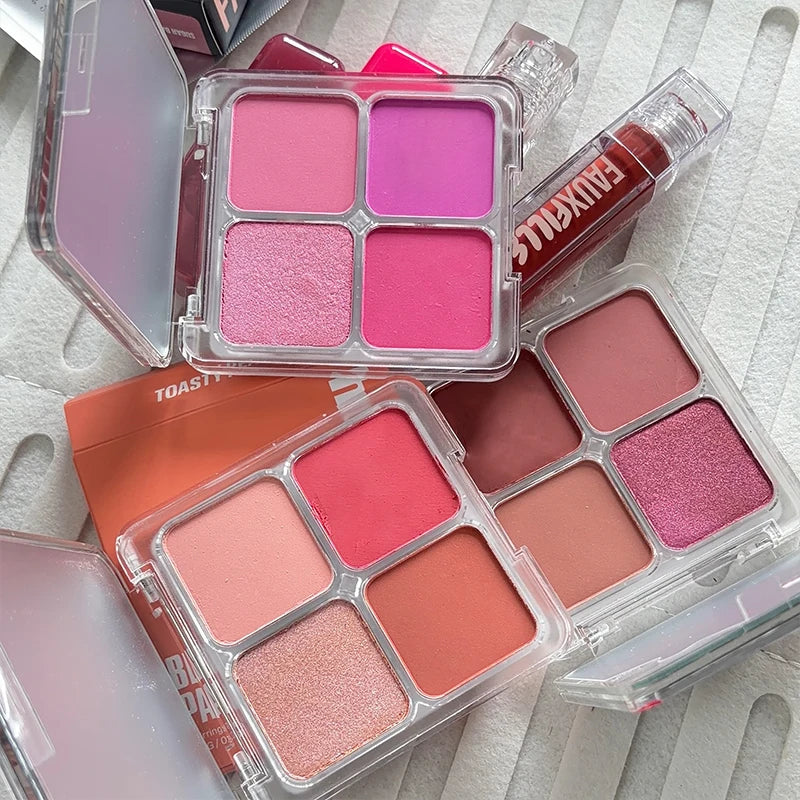 Brand Hu Lip Gloss Hydration Lip Blam Waterproof Lip Liner Easy To Apply Liquid Blush Free Loose Oil Control Powder Beauty Set