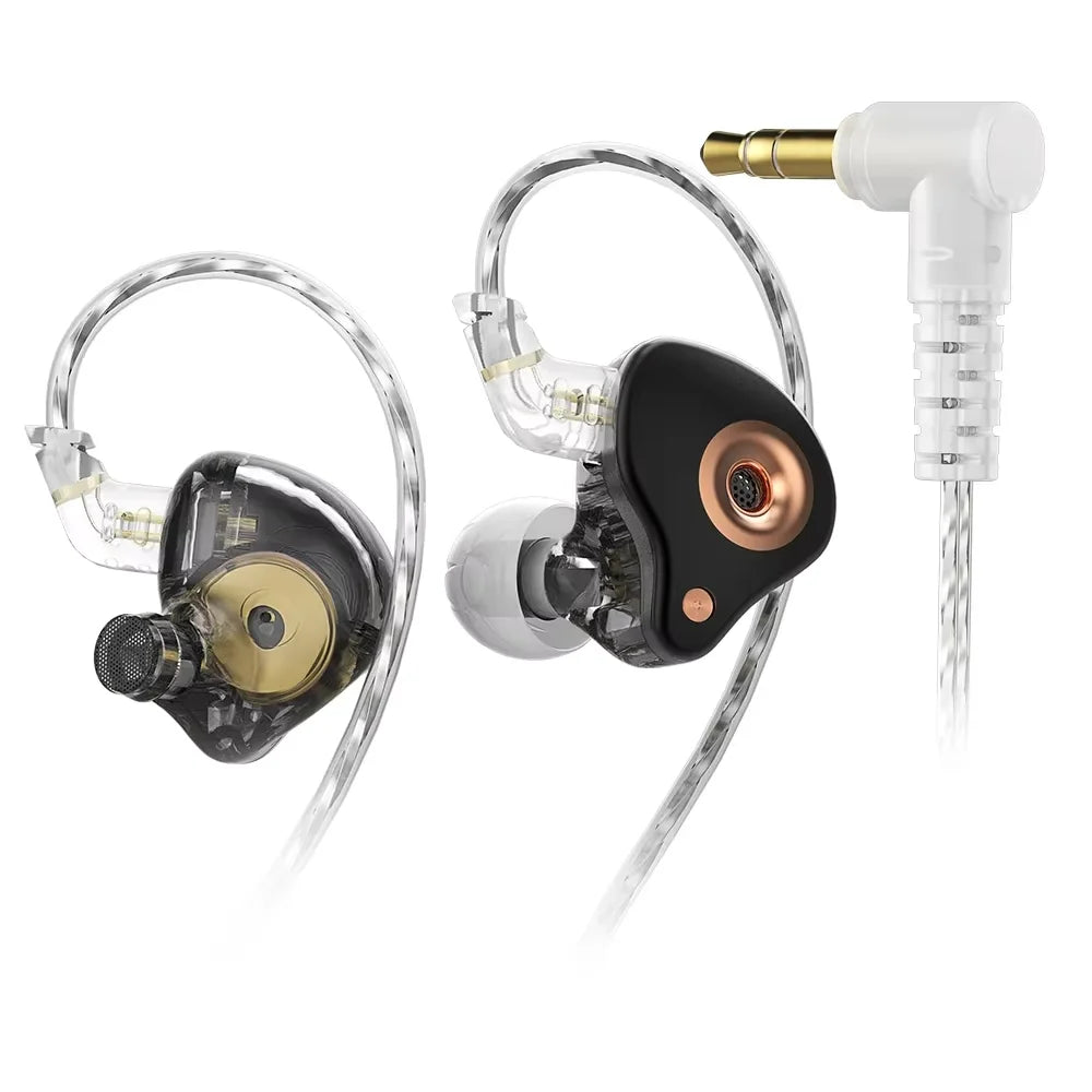 SGOR VENUS Dynamic Earphones HIFI Super Bass In-Ear Monitor Earbuds Sport Noise Cancelling Music Headset