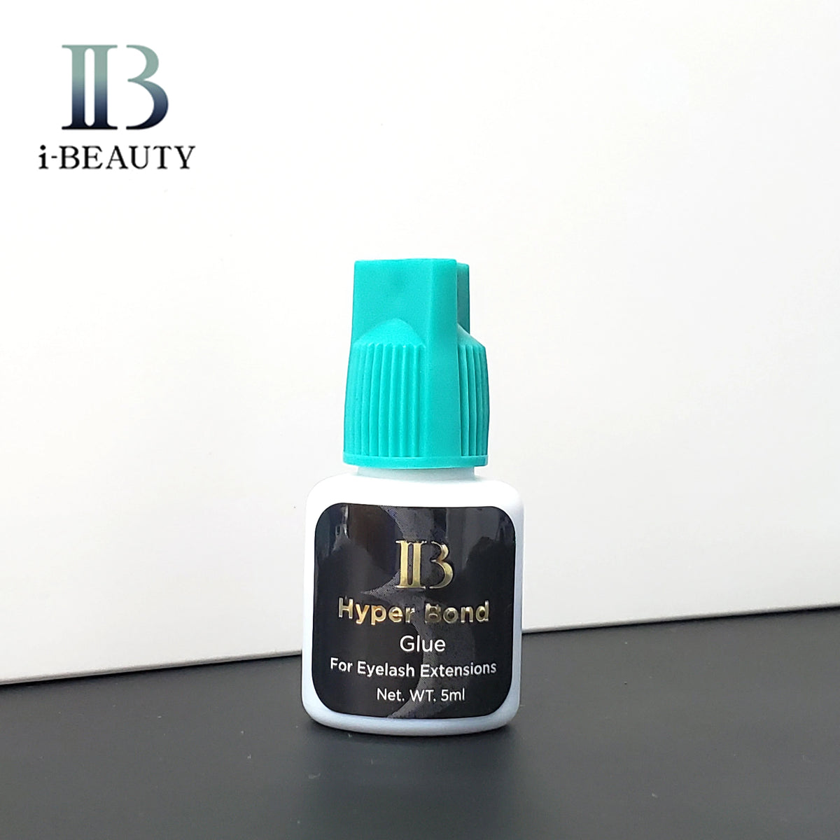 10 Bottles Original IB Hyper Bond Glue I Beauty 0.5s Dry Eyelash Extension Fast Drying Cyan Cap 5ml Korea Made Salon Use New Dat