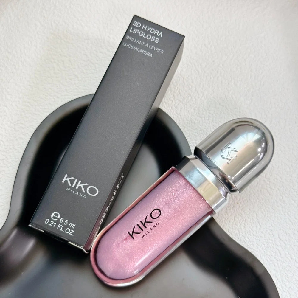 KIKO Milano Long Lasting Oil Control Weightless Wet Dry Powder 3D Hydra Glossy Shine Lip Gloss KIKO Eyeshadow Beauty Makeup Gift