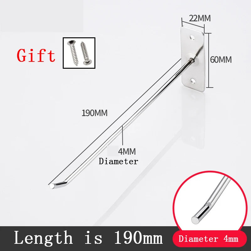 Wall Hook Nail Wall Display Lewelry Hook Mobile Phone Accessories Single Line Hook Steel Hardware Tool Hammer Pliers Wall Mount