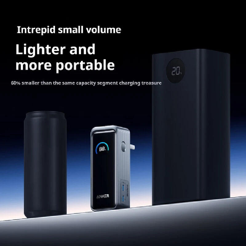 Anker Prime 65W Ultra-Fast Charging Power Bank 9600mAh with Smart Display And Foldable Plug Mobile Phone Accessories