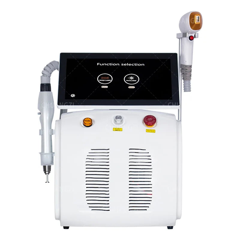 Soprano Diode  Picotech 2 in 1 Hair Removal Machine SHR Depilation Tattoo Removal Ice Titanium Professional Beauty Device