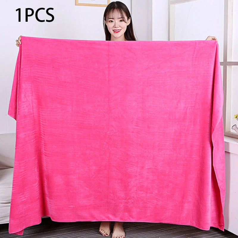 Large Size 180x200cm Thickening Beauty Salons Bath Towels Quick Drying Are Soft Skin Friendly Non Shedding Hotel Massage Towels