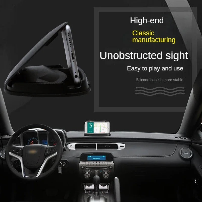 Universal Dashboard Panel Car Phone Holder Clip GPS Mount Stand Display Phone Accessories Support For Iphone Xiaomi Huawei
