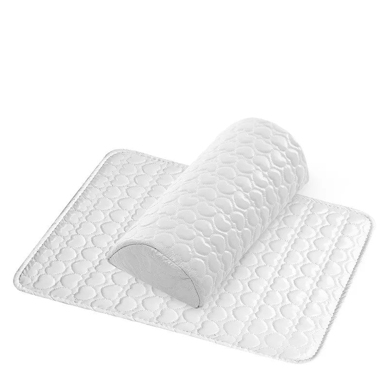 2Pcs Semicircle Hand Rests Cushion Pillow Pad Set Nail Art Design Manicure Beauty Tool Manicure Art Mat Salon Equipment Supplies