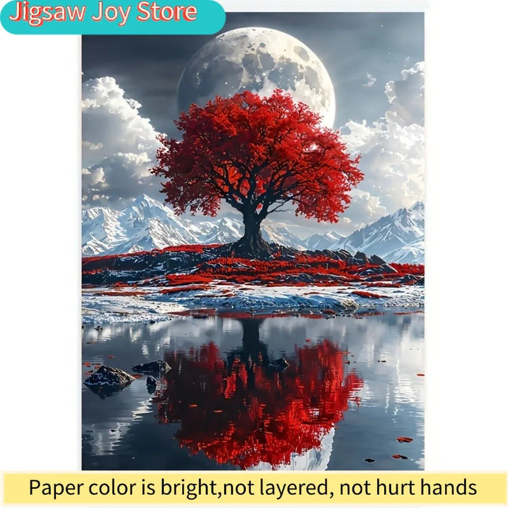 500/1000/1200/2000pcs Fashion Landscape Puzzle | Vibrant Masterpiece, Stylish Home Décor & Stress-Relief Game for Modern Adult