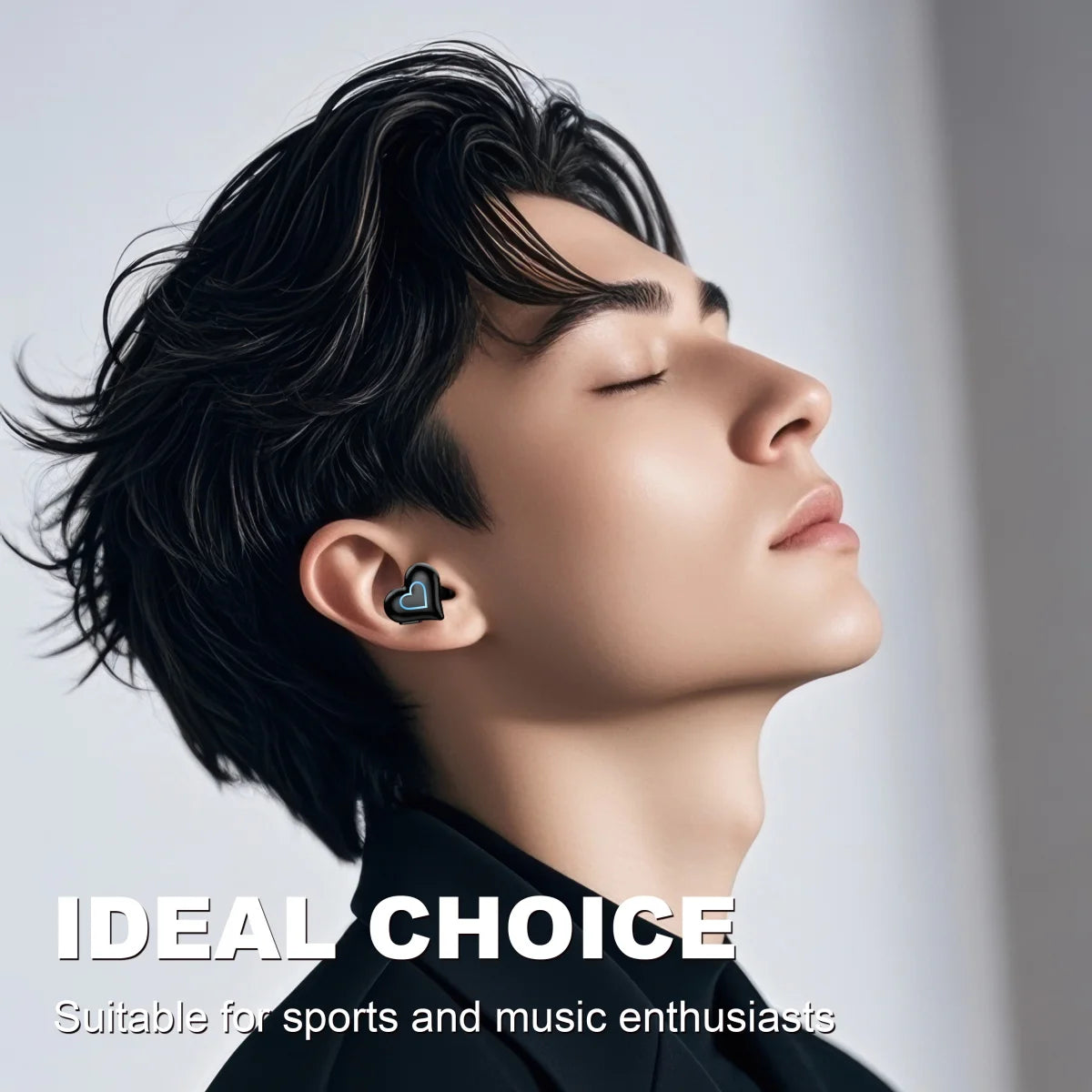 New Heart Shaped Wireless Bluetooth Headphones Wireless Earbuds Cute Music Headphones Pretty Girls Like Bluetooth Headphones