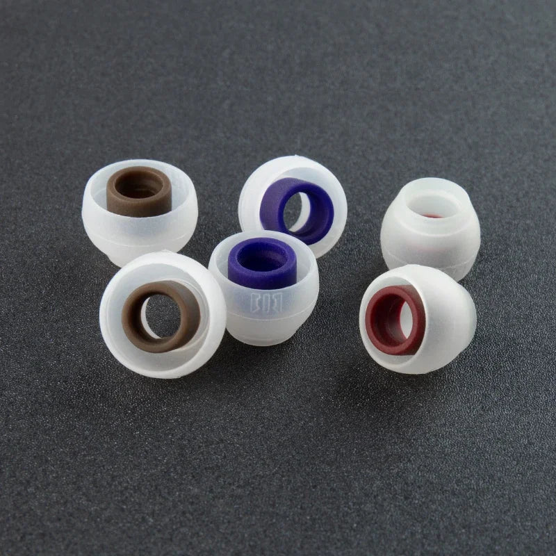 TRI Clarion Silicone-Earphone Eartips 3 Pairs for S/M/L Size Headphone Accessory Wired Headset Earbuds KBEAR HBB KAI I3 Pro IEMS