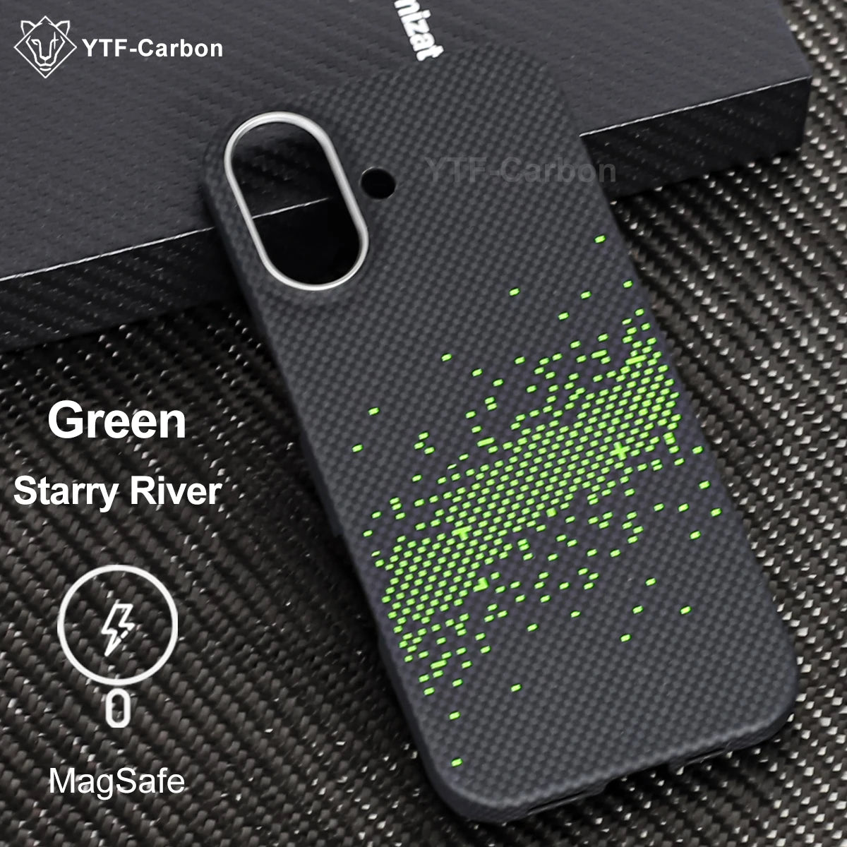 YTF-Carbon Magnetic Case For iPhone 17 17Pro Aramid Carbon Fiber Cover For Magsafe 17ProMax 17Air Cover Mobile Phone Accessories