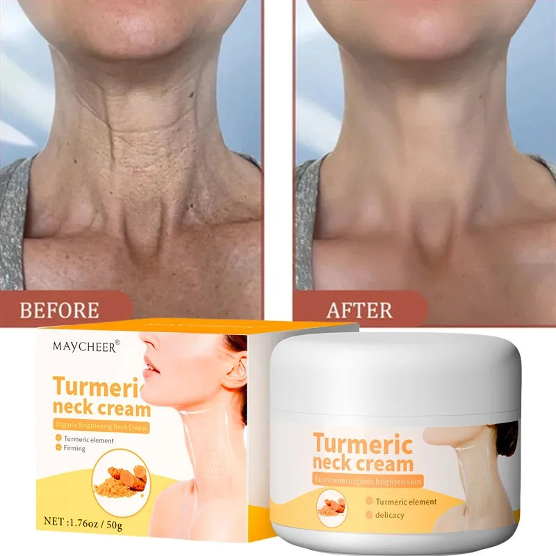 Neck Wrinkle Remover Cream Firming Smooth Skin Anti-Wrinkle Anti-Aging Whitening Moisturizing Nourishing Neck Care Beauty Health