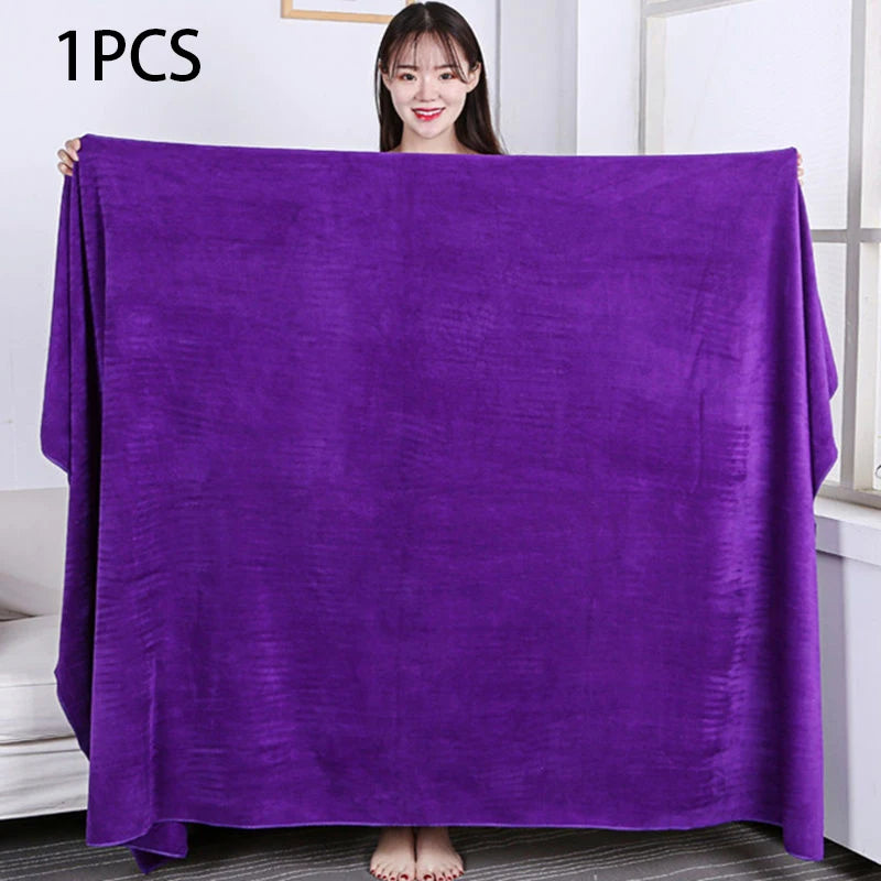 Large Size 180x200cm Thickening Beauty Salons Bath Towels Quick Drying Are Soft Skin Friendly Non Shedding Hotel Massage Towels