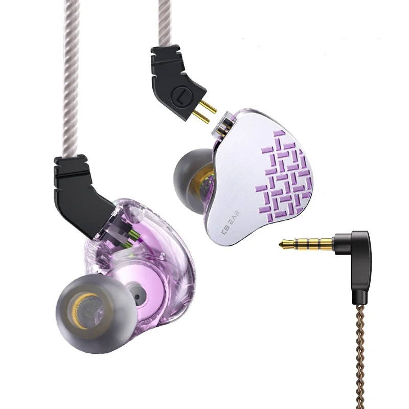 KBEAR Rosefinch IEM Earbuds Anti-burst Sound Design HiFi Earphones Monitoring Headphone Optional 1.2m/2m Extension Cable Headset