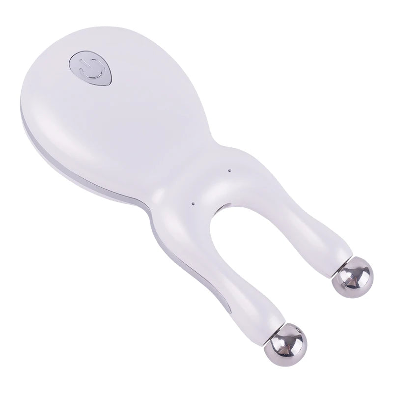 Upgraded Double Ball Roller Face Slimming Device Microcurrent V-Face Beauty Device Massager Lifting and Tightening Removesema