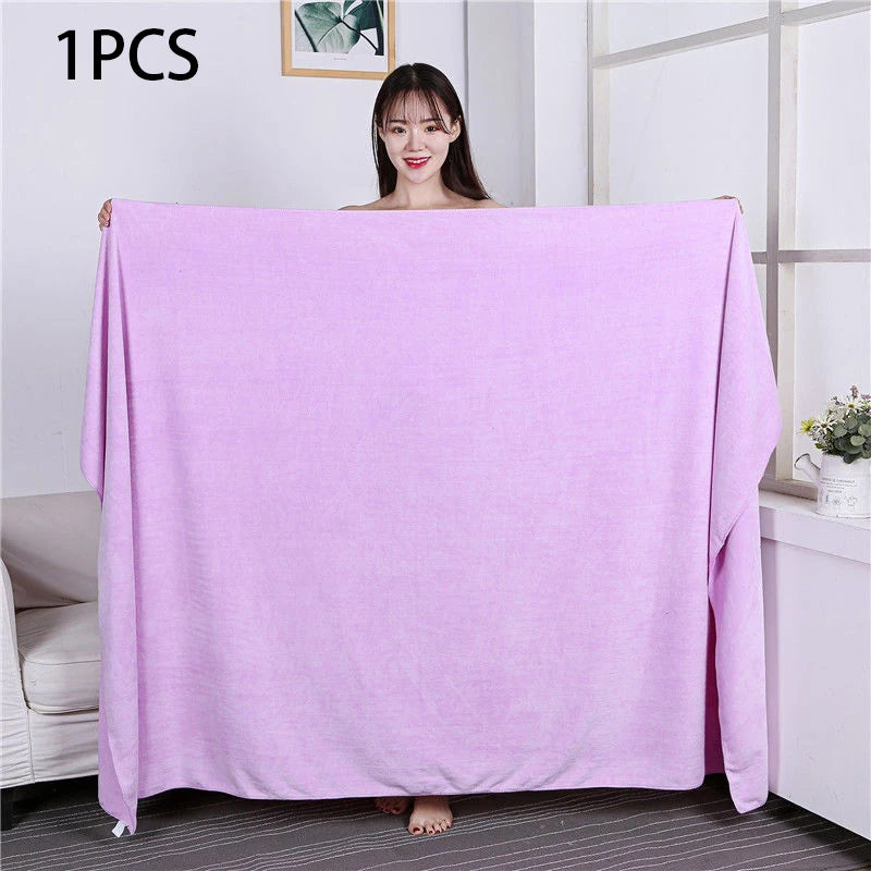 Large Size 180x200cm Thickening Beauty Salons Bath Towels Quick Drying Are Soft Skin Friendly Non Shedding Hotel Massage Towels