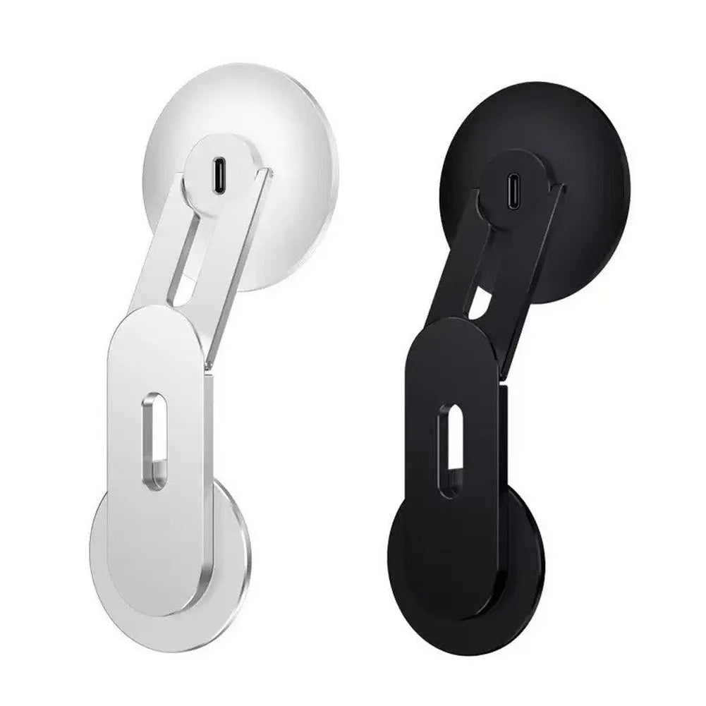 15W Aluminum Alloy Magnetic Phone Holder For Laptop 180°Adjustable Phone Side Mount Expansion Bracket Phone Accessories