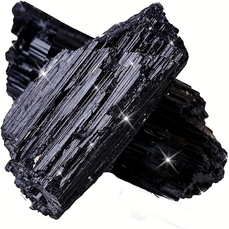 Natural black tourmaline rough – an ideal gift for home décor, accessories, rough stone displays, DIY pendants and necklaces