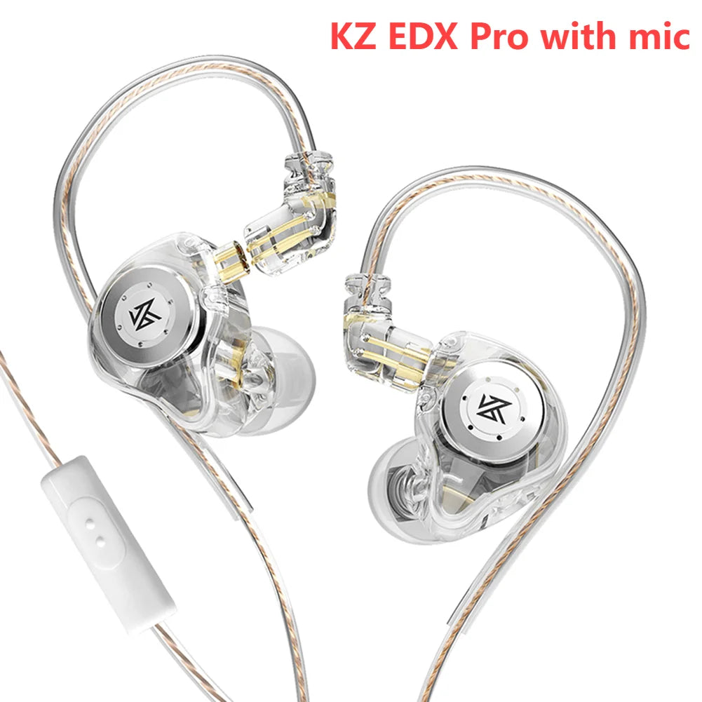 KZ-ZS10&ZS10 PRO X/KZ EDX pro Inear Sports Wired Headphones Dynamic Balanced Armature HiFi Headset Earbuds 3.5mm Jack Hands Free