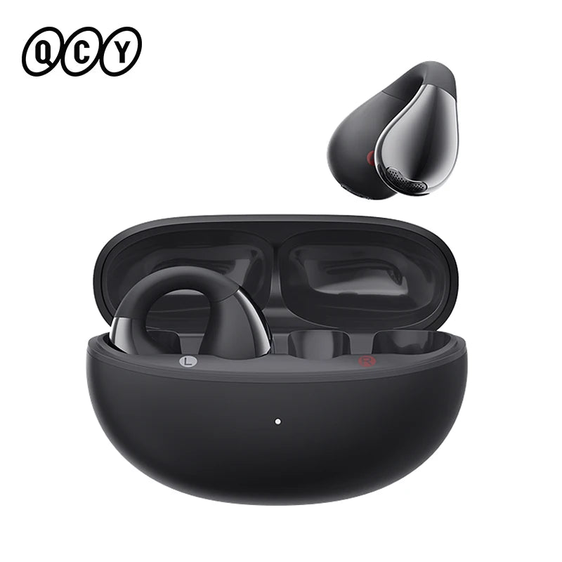 QCY Crossky C30 Wireless Earphones BH24QT33A Bluetooth 5.4 Open Type 4 Mic ENC Earbuds Open Ear Clip Headphone for Sports